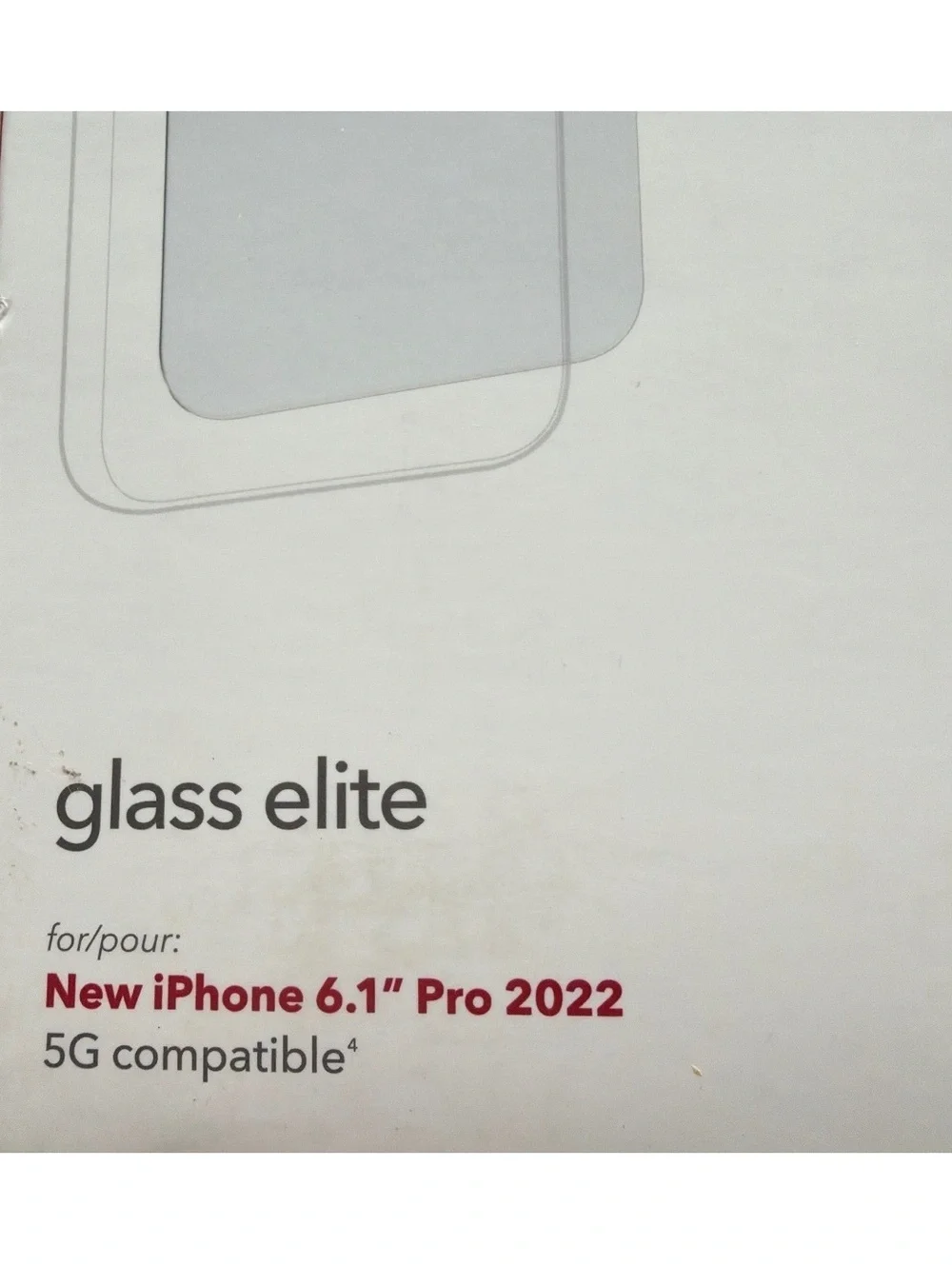 ZAGG InvisibleShield Glass Elite Screen Protector for iPhone 14 Pro 6.1